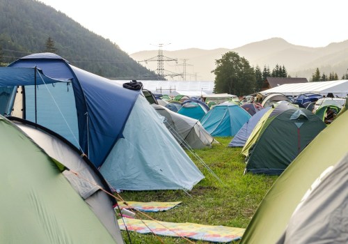 Are there any camping options available at a music festival?